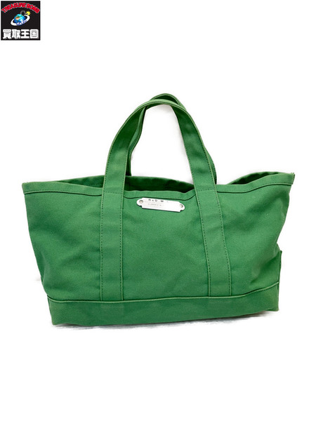 R&D.M.Co- OLDMAN’S TAILOR ミニトートバッグ 緑[値下]