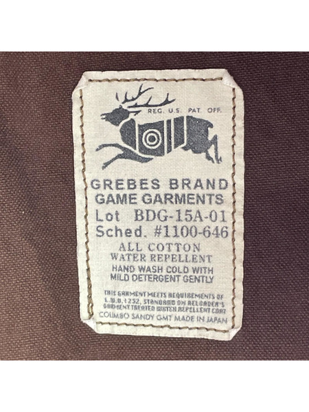 COLIMBO ジャケット BEAR COUNTRY LUMBERJACK VEST (L) 茶