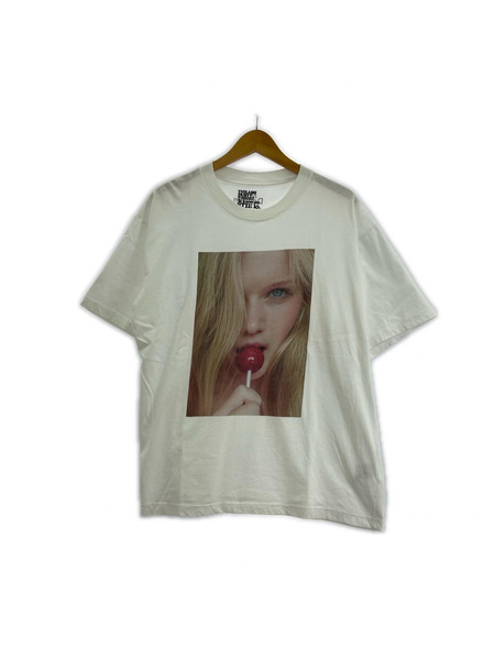 MINEDENIM 半袖Tシャツ・カットソー プリントカットソー/白