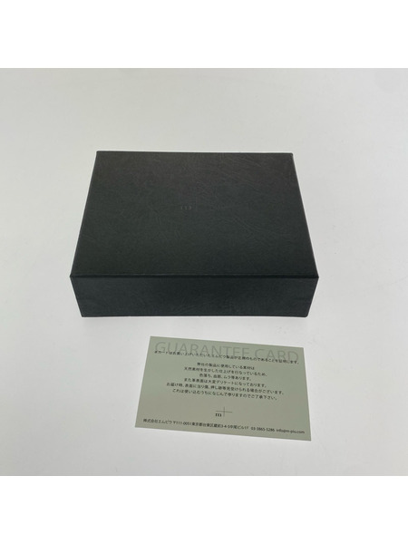 コンパクトウォレット m+ millefoglie Ⅱ P25 tabacco×choco