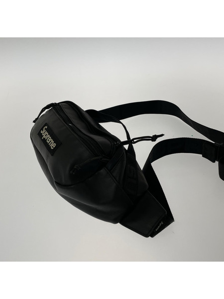 Supreme ボディバッグ 23AW LEATHER WAIST BAG