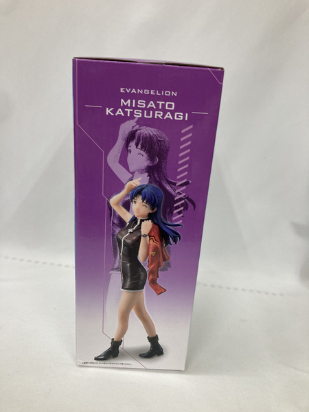 一番くじ エヴァ使徒、襲来 D賞 葛城ミサト ※未開封/外箱キズあり