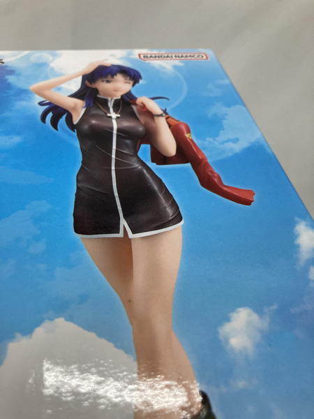 一番くじ エヴァ使徒、襲来 D賞 葛城ミサト ※未開封/外箱キズあり