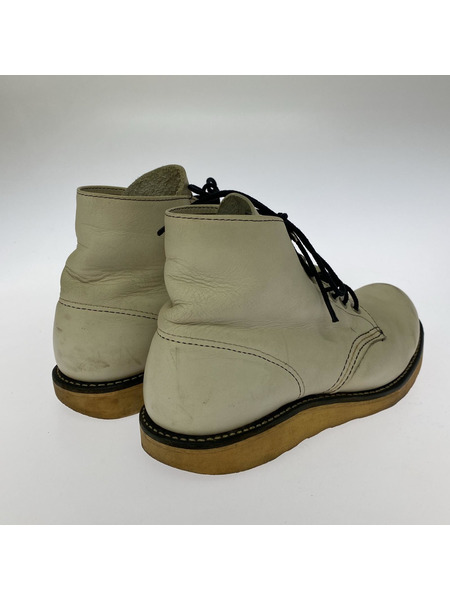 RED WING ブーツ BEAMS別注 8873 プレーントゥ ホワイトレザー (US8.5D)
