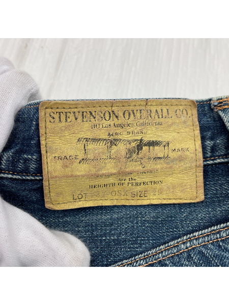 STEVENSON OVERALL CO. Rigid Indigo デニムパンツ Ventura737[値下]