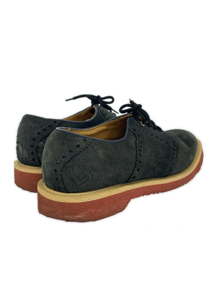 GEORGE COX シューズ × SILAS スエード  黒×青 (7)