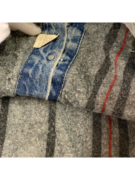 Levi's デニムジャケット 90s USA製 裏地ブランケットデニムジャケット