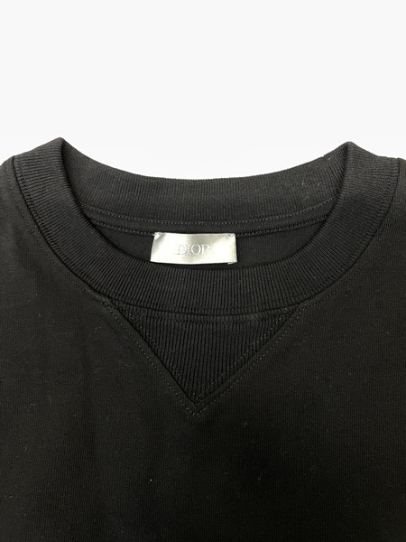 DIOR×SHAWN STUSSY 20AW ロゴワッペンTee XS ブラック 033J625I0554