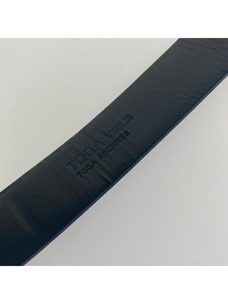 TOGA(VIRILIS) ソノ他 メタルバックル/ウェスタンベルト BLK