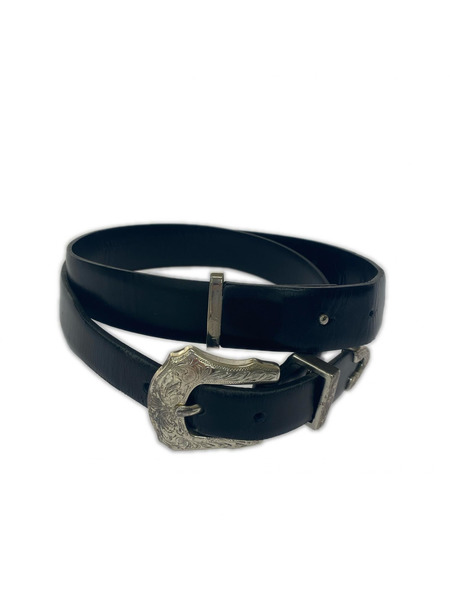 TOGA(VIRILIS) ソノ他 メタルバックル/ウェスタンベルト BLK