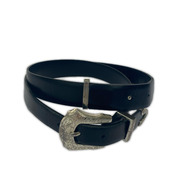 TOGA(VIRILIS) ソノ他 メタルバックル/ウェスタンベルト BLK