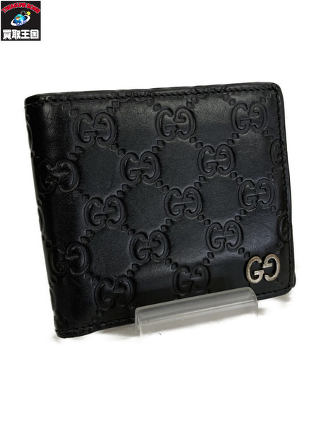 GUCCI GGマーモント 二つ折り財布 BLK