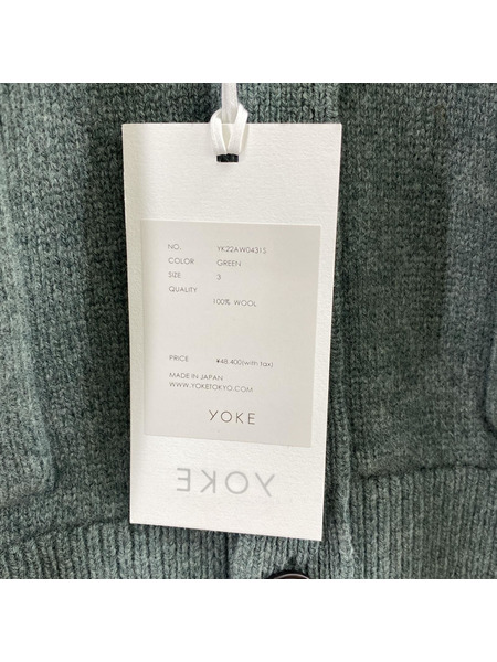 YOKE 22AW CONNECTING CARDIGAN (3)