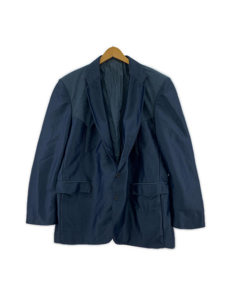 OLD・VINTAGE テーラードジャケット・ブレザー Circle OLD 切替テーラードジャケット 46R NVY