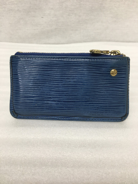 LOUIS VUITTON　ポシェットクレ　エピ　青