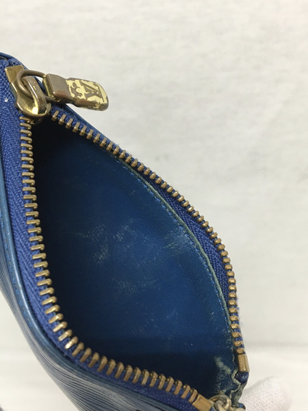 LOUIS VUITTON　ポシェットクレ　エピ　青