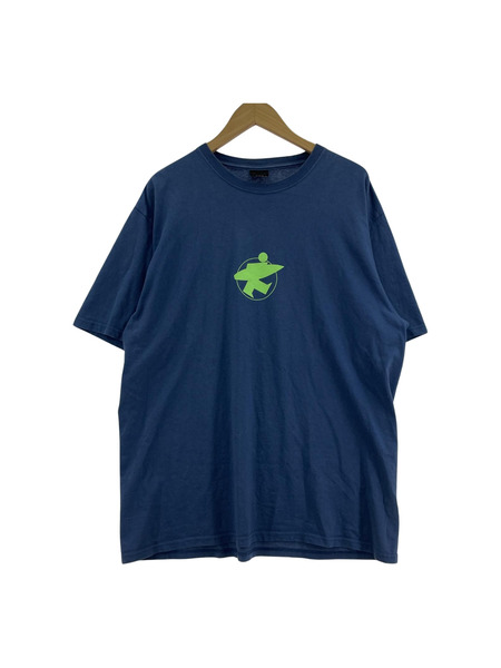 STUSSY S/S SURF LOGO カットソー NAVY