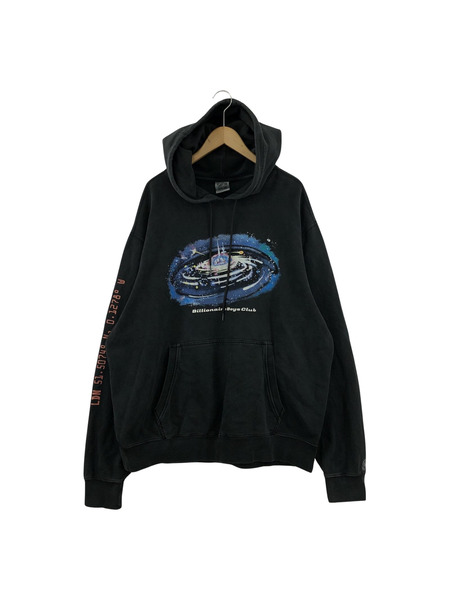 BILLIONAIRE BOYS CLUB POパーカー ブラック