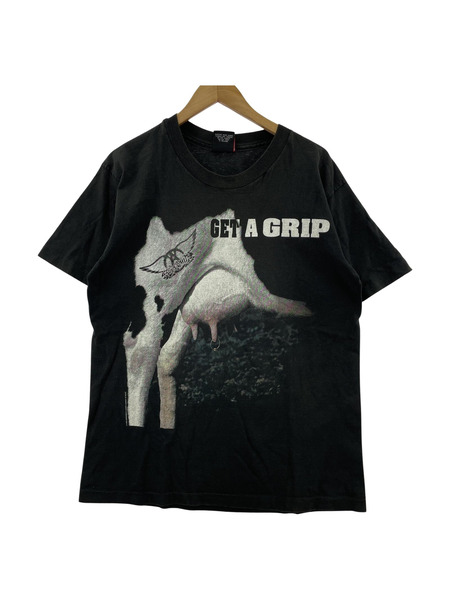 OLD・VINTAGE GIANT エアロスミス 90s GET A GRIP Tシャツ 黒