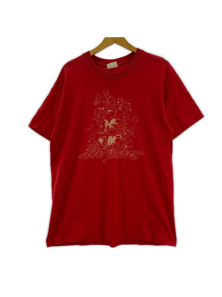 GOODENOUGH 半袖Tシャツ・カットソー S/S プリントTシャツ レッド