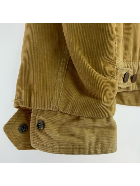 Wrangler ジャケット 80s コーデュロイボアランチコート BEG S