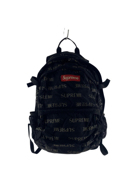 Supreme 16AW 3M Reflective Backpack BLK