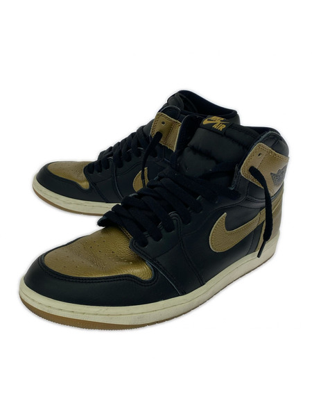 NIKE スニーカー Jordan 1 Retro High OG Black and Gold