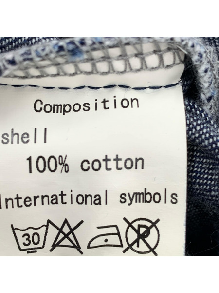 WACKO MARIA 長袖シャツ デニムウエスタンシャツ/S