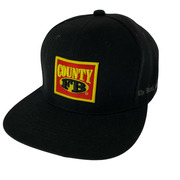 キャップ COUNTY FB 刺繍 ブラック