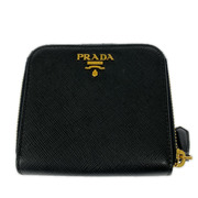 コンパクトウォレット ラウンドジップ コンパクトウォレット 黒