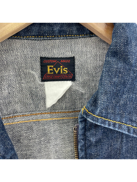 EVISU デニムジャケット ジッパーフライ