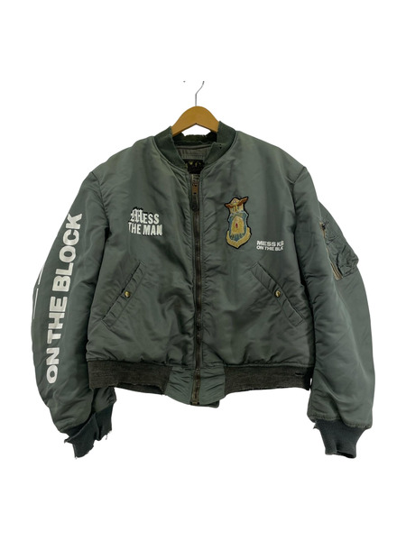 50s? U.S.AIR FORCE ALBERT TURNER MA-1 8279B (L) リメイク