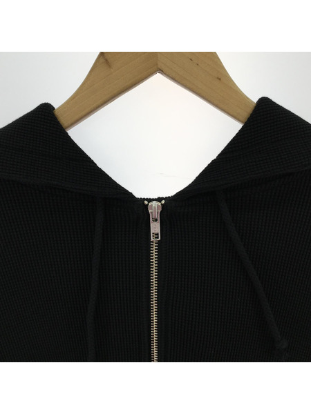Supreme 25SS Hooded Zip Up Thermal サーマルZIPパーカー XL 黒