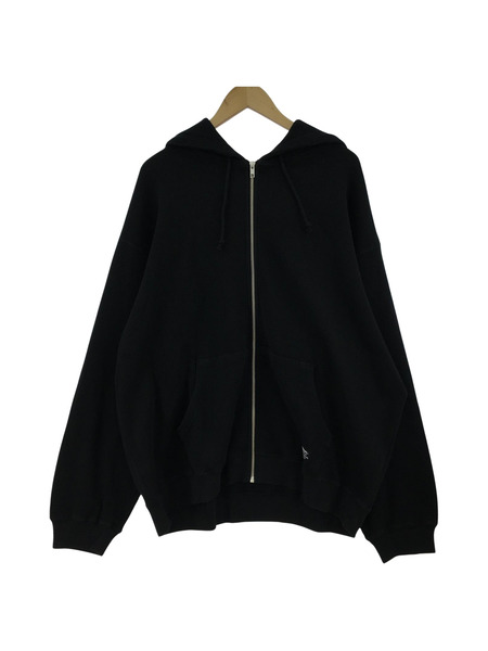 Supreme 25SS Hooded Zip Up Thermal サーマルZIPパーカー XL 黒