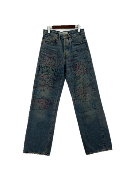 DAIRIKU デニム・ジーンズ 21AW D-4 ペインテッドデニムパンツ