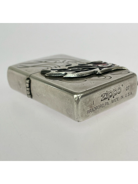ZIPPO ロストウィング両面加工シルバー