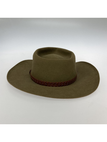 AKUBRA カウボーイハット カーキ