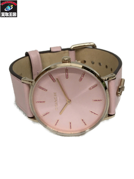 COACH　レディースQZ コーチ/ラウンドウォッチ/CA.120.7.34.2156