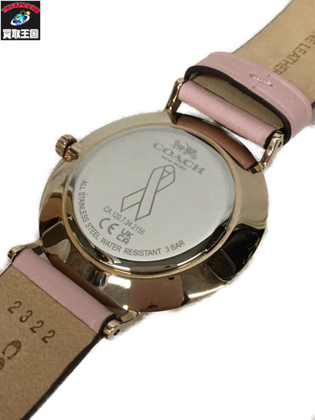 COACH　レディースQZ コーチ/ラウンドウォッチ/CA.120.7.34.2156