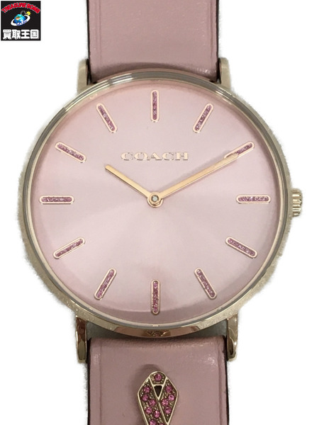COACH　レディースQZ コーチ/ラウンドウォッチ/CA.120.7.34.2156