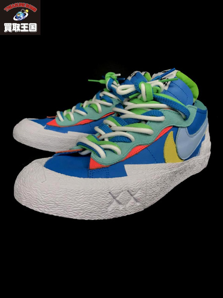 NIKE KAWS SACAI BLAZER LOW NEPTUNE BLUE27.5[値下]