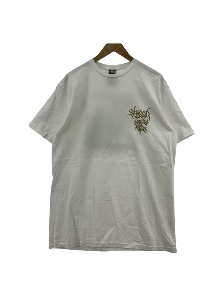 STUSSY×FRANK CULT TEE プリントTee XL ホワイト