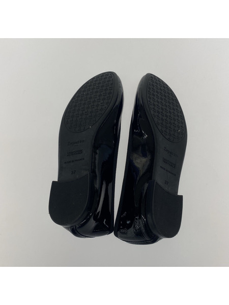 repetto パテントバレエシューズ（37）blk