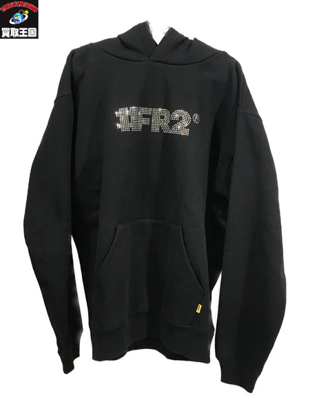 FR2 パーカー Rhinestone Logo Hoodie (XL)