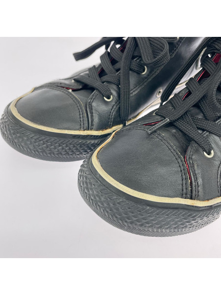 Lewis Leathers スニーカー レザーサイドジップスニーカー 24.5cm 黒