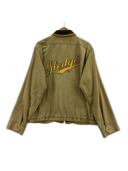 東洋エンタープライズ ジャケット Style Eyes ジップアップワッペンジャケット ベージュ