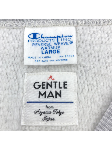 Mr.GENTLE MAN Champion リバースウィーブ 単色タグ 復刻