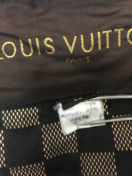 LOUIS VUITTON コットンポリジャケット 裏地 ダミエデザイン　46