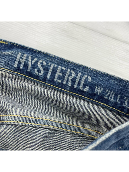 HYSTERIC GLAMOUR APR加工 スタッズデニムパンツ 02173AP15 (28)[値下]