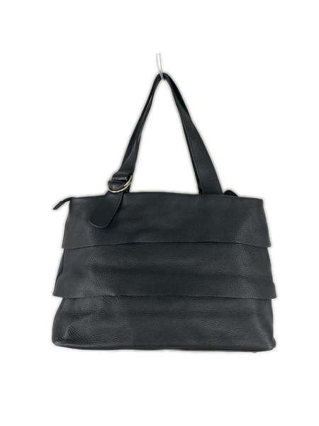 NINA RICCI トートバッグ レザー ブラック